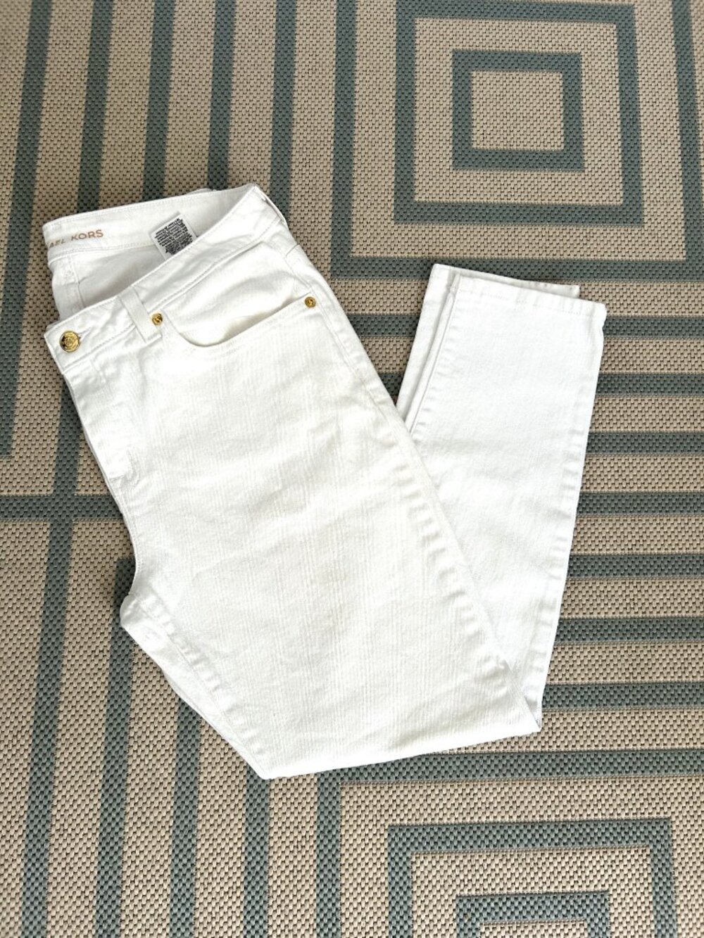 Michael Kors Crisp White Skinny Jeans